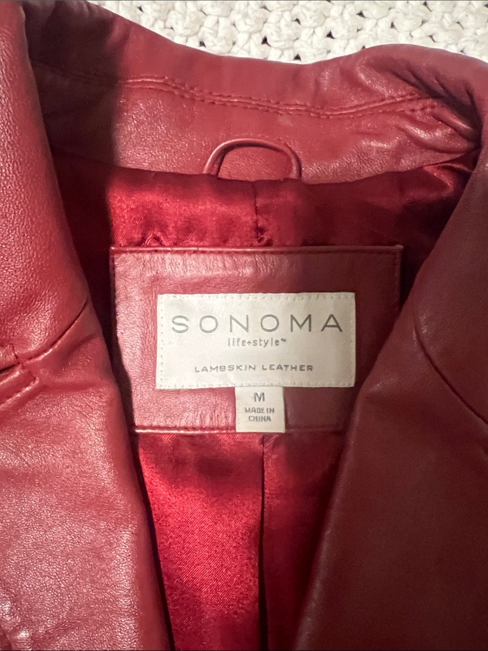 Red Leather Jacket - Picture 2 of 10